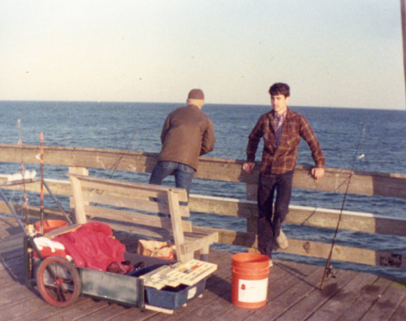 Mark And Me On Pier