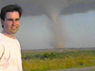 Jon Finch with Tornado in Roberts County, Texas in 1994